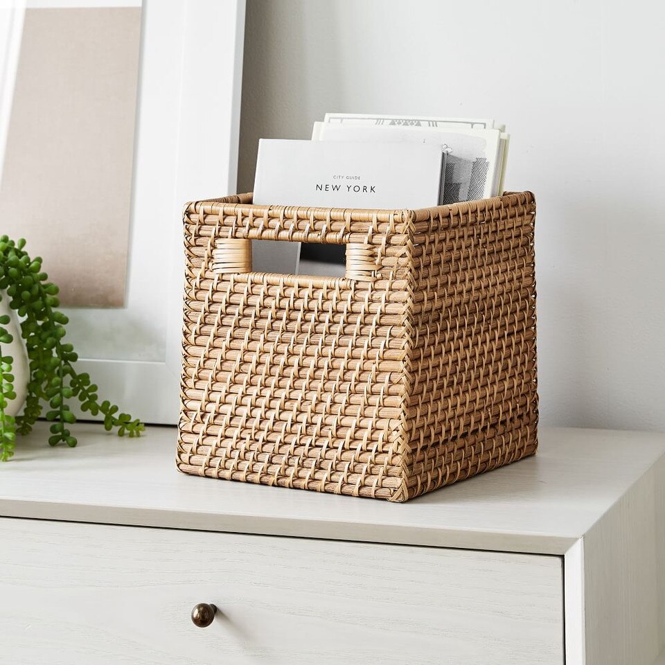 Modern Weave Storage Bin West Elm UK